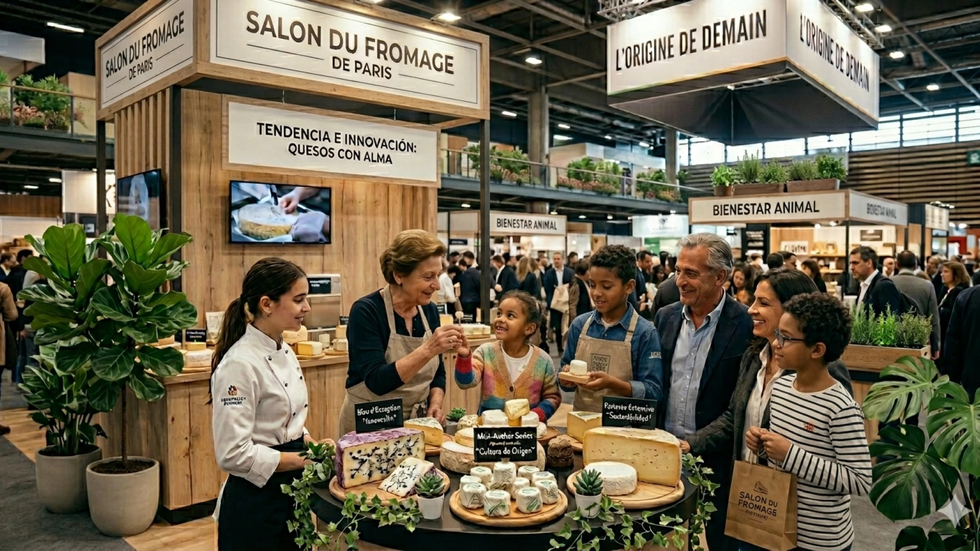Imagen del salón del queso de parís